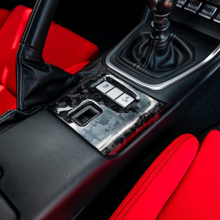 Driven Media Carbon Fiber Center Console Cover 2022-2026 BRZ / 2022-2026 GR86 - DRVN-0008-G - Subimods.com