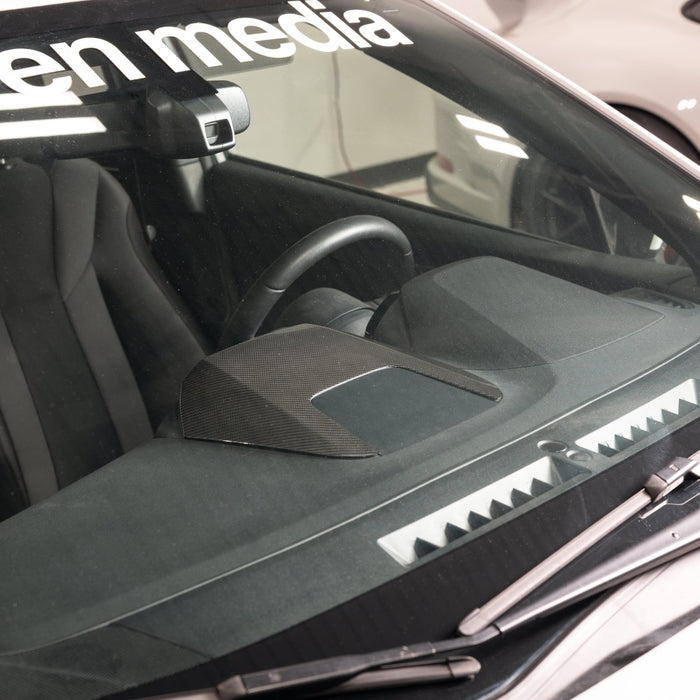 Driven Media Carbon Fiber Center Console Hood Cover 2022-2026 WRX - DRVN-1008-G - Subimods.com