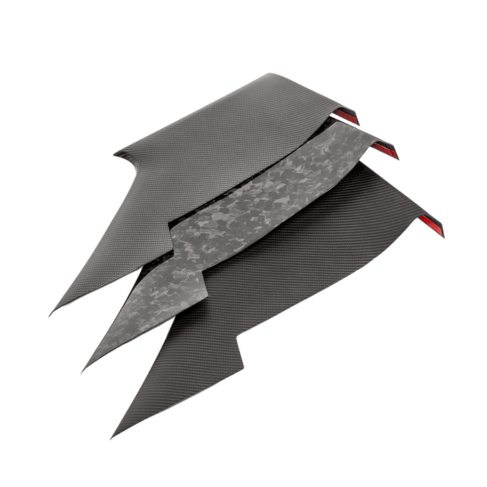 Driven Media Carbon Fiber Door Card Inserts 2022-2026 BRZ / GR86 - DRVN-0068-F - Subimods.com