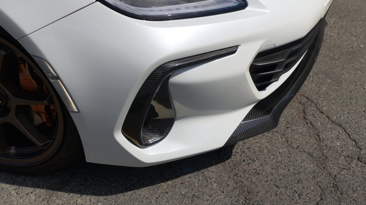 Driven Media Carbon Fiber Front Bumper Bezel Covers 2022-2026 BRZ - DRVN-0066-F - Subimods.com