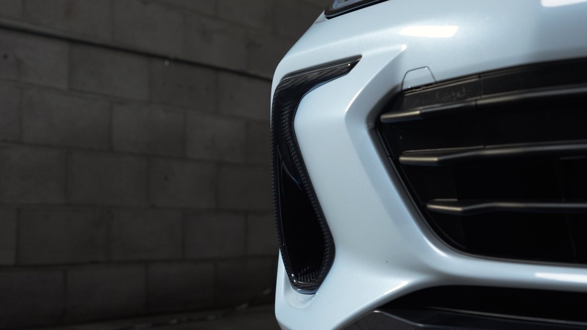 Driven Media Carbon Fiber Front Bumper Bezel Covers 2022-2026 BRZ - DRVN-0066-F - Subimods.com