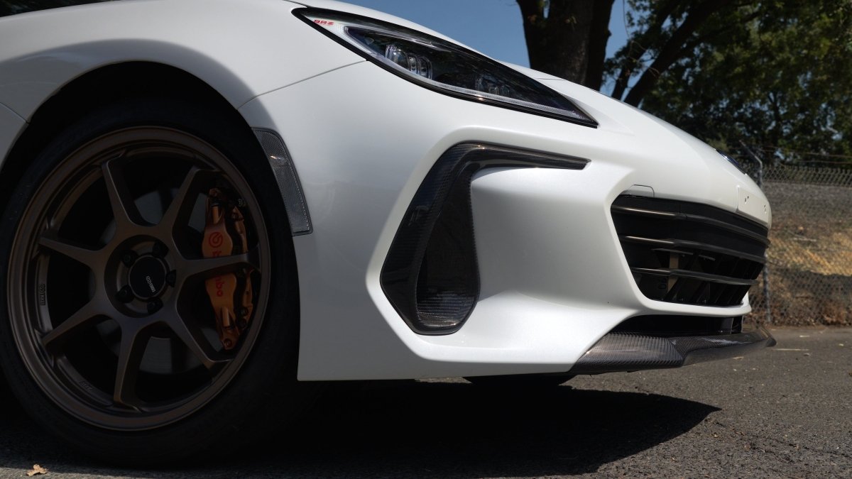 Driven Media Carbon Fiber Front Bumper Bezel Covers 2022-2026 BRZ - DRVN-0066-F - Subimods.com