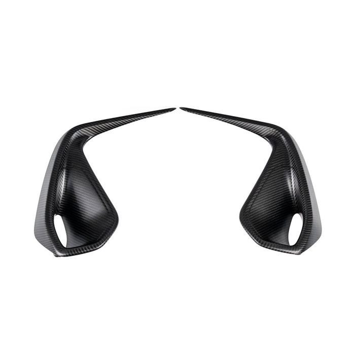 Driven Media Carbon Fiber Front Bumper Bezel Covers 2022-2026 BRZ - DRVN-0066-F - Subimods.com