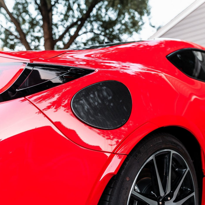 Driven Media Carbon Fiber Fuel Door Cover 2022-2026 BRZ / 2022-2026 GR86 - DRVN-0013-G - Subimods.com