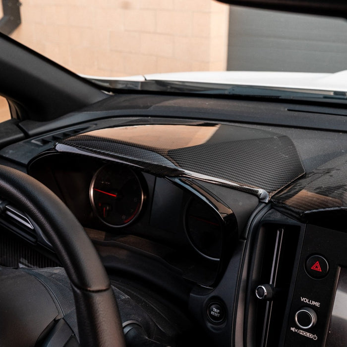 Driven Media Carbon Fiber Gauge Hood Cover 2022 - 2026 WRX - DRVN-1019-G - Subimods.com