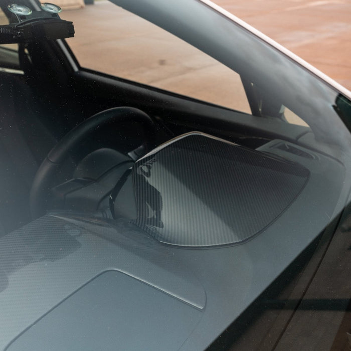Driven Media Carbon Fiber Gauge Hood Cover 2022 - 2026 WRX - DRVN-1019-G - Subimods.com