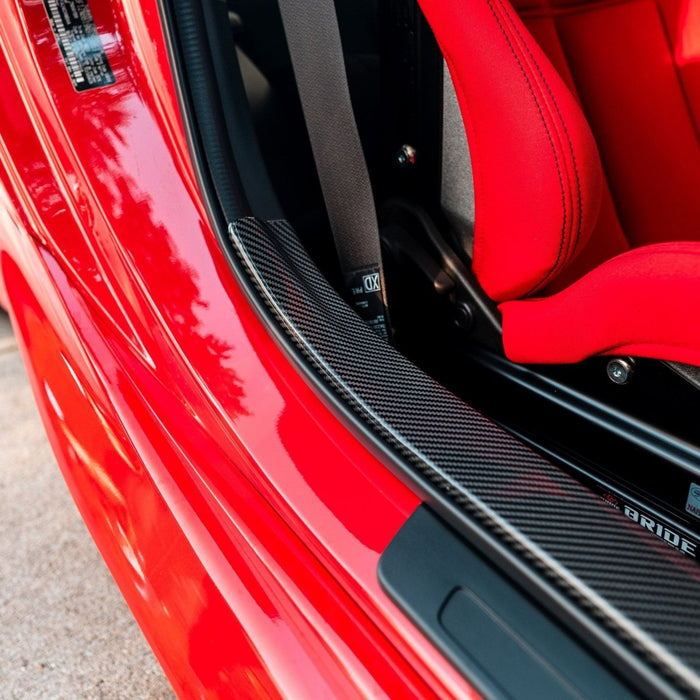 Driven Media Carbon Fiber Inner Door Sill Cover 2022-2026 BRZ / 2022-2026 GR86 - DRVN-0025-G - Subimods.com