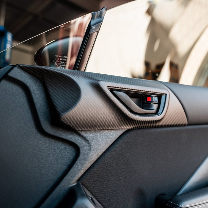 Driven Media Carbon Fiber Inner Door Trim 2022-2026 BRZ / GR86 - DRVN-0040-F - Subimods.com