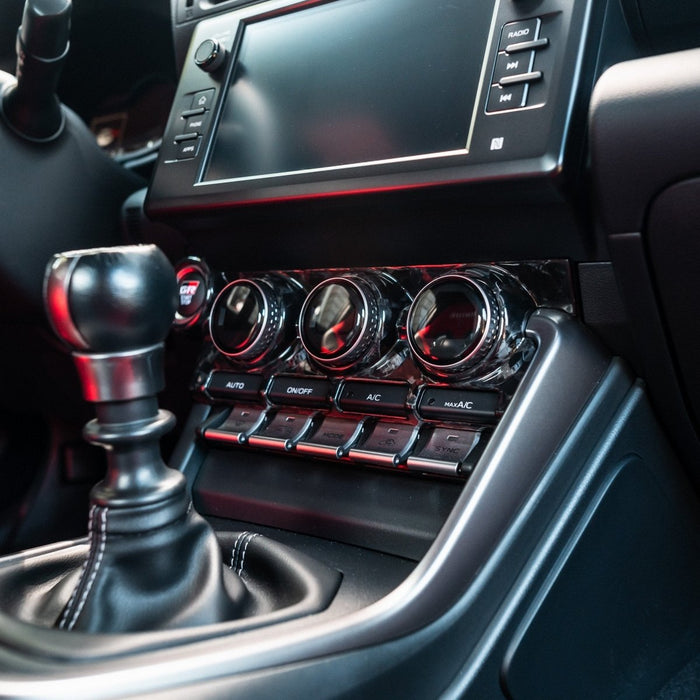 Driven Media Carbon Fiber Knob Panel Cover 2022-2026 BRZ / 2022-2026 GR86 - DRVN-0007-G - Subimods.com