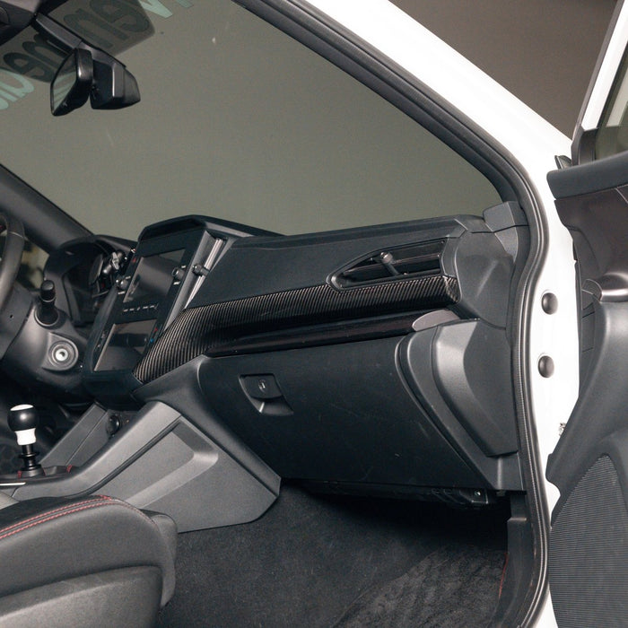 Driven Media Carbon Fiber Lower Driver Dashboard Trim 2022-2026 WRX - DRVN-1021-G - Subimods.com