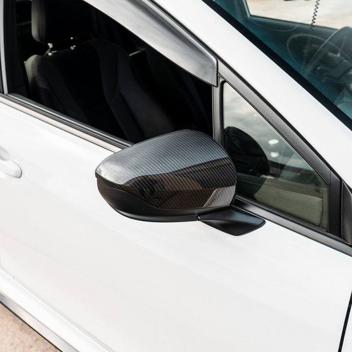 Driven Media Carbon Fiber Mirror Cover 2022 - 2026 WRX - DRVN-1018-G - Subimods.com