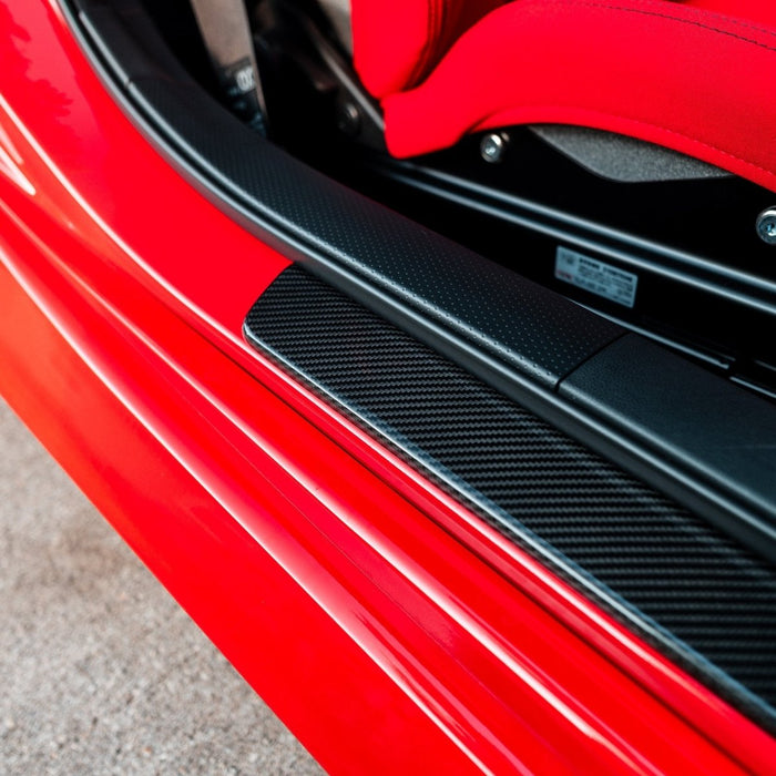 Driven Media Carbon Fiber Outer Door Sill Cover 2022-2026 BRZ / 2022-2026 GR86 - DRVN-0024-G - Subimods.com