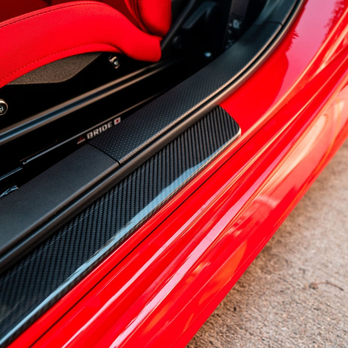 Driven Media Carbon Fiber Outer Door Sill Cover 2022-2026 BRZ / 2022-2026 GR86 - DRVN-0024-G - Subimods.com
