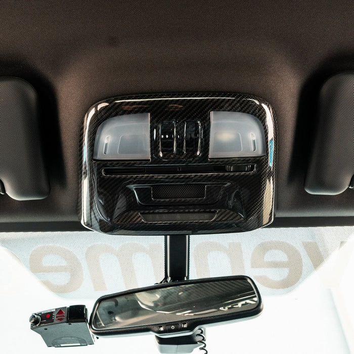 Driven Media Carbon Fiber Overhead Map Interior Light Cover 2022 - 2026 WRX - DRVN-1020-G - Subimods.com