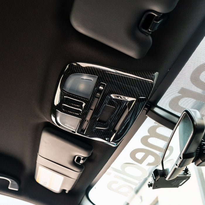 Driven Media Carbon Fiber Overhead Map Interior Light Cover 2022 - 2026 WRX - DRVN-1020-G - Subimods.com