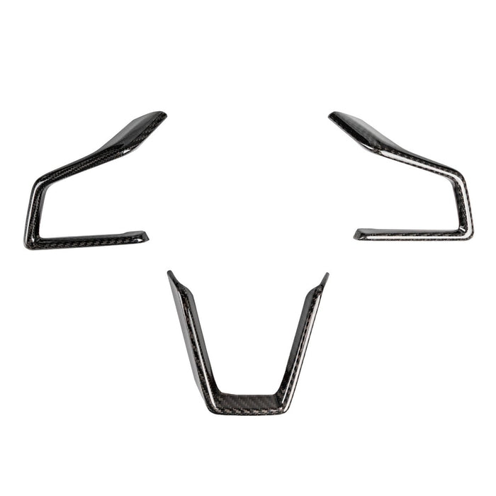 Driven Media Carbon Fiber Steering Wheel Trim 2022-2026 WRX - DRVN-1003-G - Subimods.com