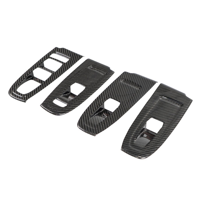 Driven Media Carbon Fiber Window Switch Panel Covers 2022-2026 WRX - DRVN-1005-G - Subimods.com