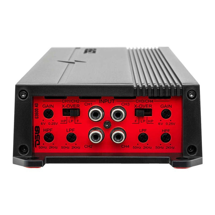 DS18 4 - Channel Amplifier 2x 740/4ohm Bridge 4 x 420/2ohm 4 x 300/4ohm Watts RMS - G3600.4D - Subimods.com