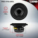 DS18 6.5in 150 Watts RMS 4 ohm Mid - Range Loudspeaker w/ Shallow Grill - PRO-HY6.4MSL - Subimods.com