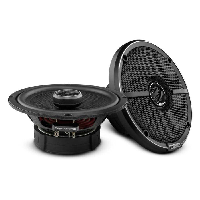 DS18 6.5in 80 Watts RMS 4 ohm 2 - Way Coaxial Speaker w/ Kevlar Cones - ZXI-654 - Subimods.com