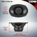 DS18 6x9in 250 Watts RMS 4 ohm Mid - Range Loudspeaker w/ Water Resistant Cone - PRO-HY69.4B - Subimods.com
