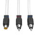 DS18 Marine Grade Tinned Copper OFC RCA Wires 1 Female to 2 Male Splitter - MOFCR-1F2M - Subimods.com