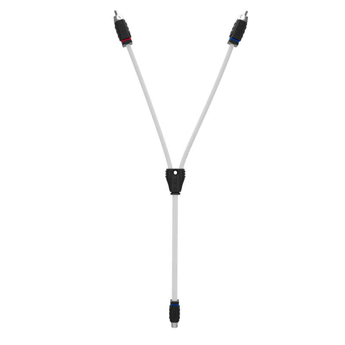 DS18 Marine Grade Tinned Copper OFC RCA Wires 1 Female to 2 Male Splitter - MOFCR-1F2M - Subimods.com