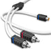 DS18 Marine Grade Tinned Copper OFC RCA Wires 1 Female to 2 Male Splitter - MOFCR-1F2M - Subimods.com