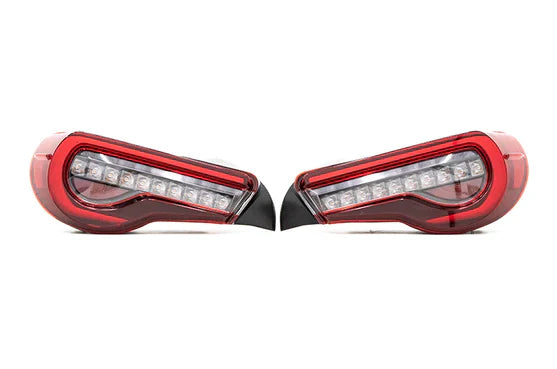 OLM OE Plus Linear Style Sequential Tail Lights Clear Lens 2013-2021 BRZ / FRS / GT86