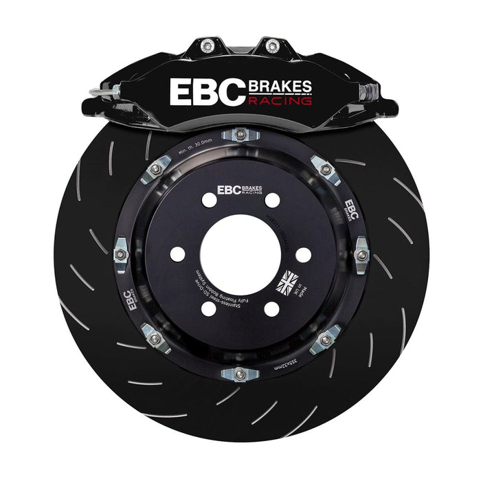 EBC Apollo 6 Piston Front Big Brake Kit Black 2002 - 2014 WRX / 2004 - 2021 STI / 1993 - 2007 Impreza - BBK054BLK - 1 - Subimods.com