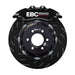 EBC Apollo 6 Piston Front Big Brake Kit Black 2002 - 2014 WRX / 2004 - 2021 STI / 1993 - 2007 Impreza - BBK054BLK - 1 - Subimods.com