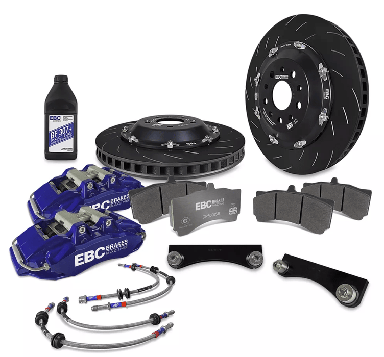 EBC Apollo 6 Piston Front Big Brake Kit Blue 2002 - 2014 WRX / 2004 - 2021 STI / 1993 - 2007 Impreza - BBK054BLU - 1 - Subimods.com