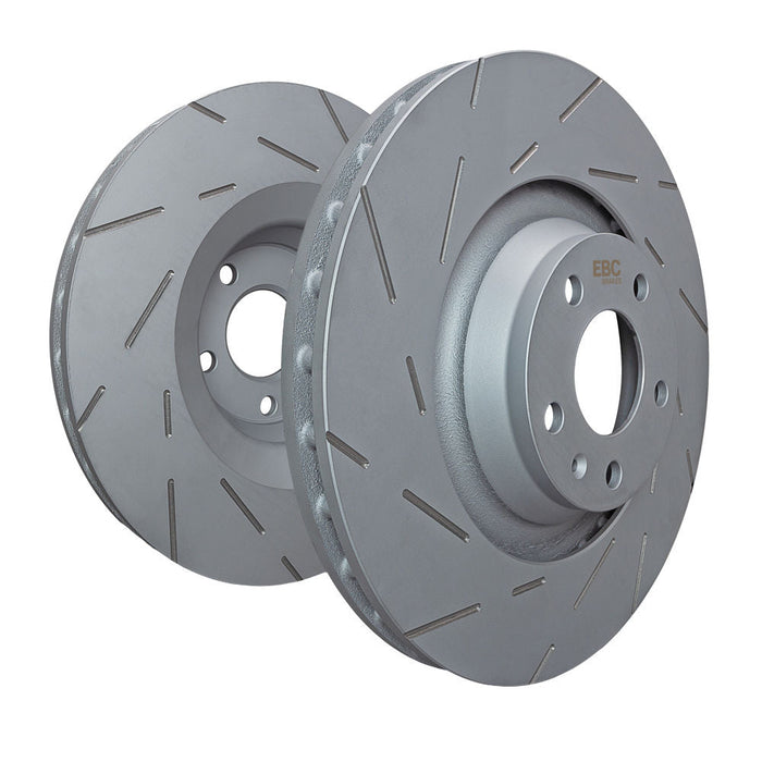 EBC Ultimax Slotted Rear Rotor Pair 2022 - 2024 WRX w/ Electronic E - Brake - USR7710 - Subimods.com