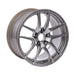 Enkei NVR5 Dark Hyper Silver 18x9.5 5x114.3 +38mm Offset 2015-2026 WRX / 2011-2021 STI - 562-895-6538DHS - Subimods.com