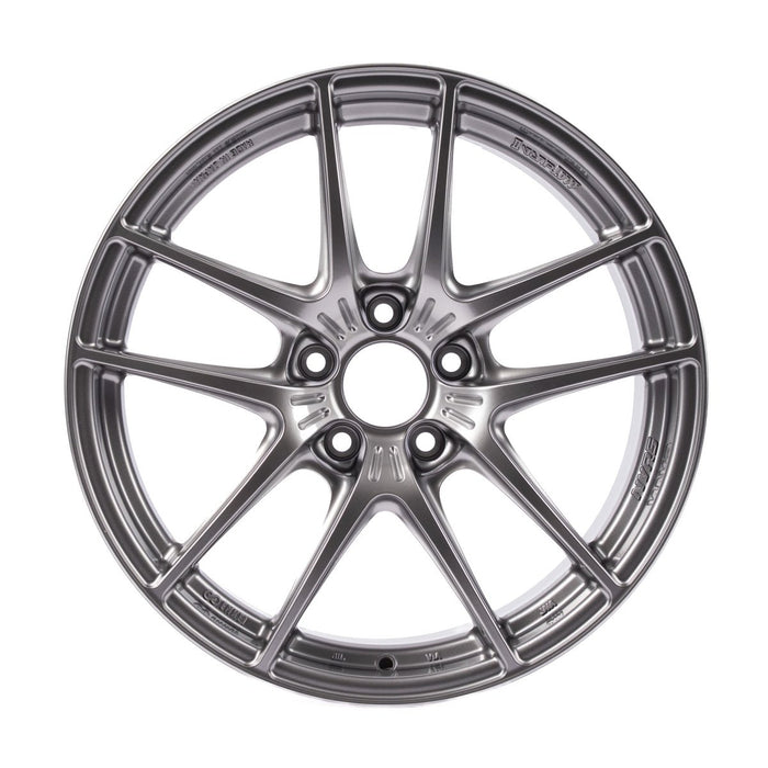 Enkei NVR5 Dark Hyper Silver 18x9.5 5x114.3 +38mm Offset 2015-2026 WRX / 2011-2021 STI - 562-895-6538DHS - Subimods.com