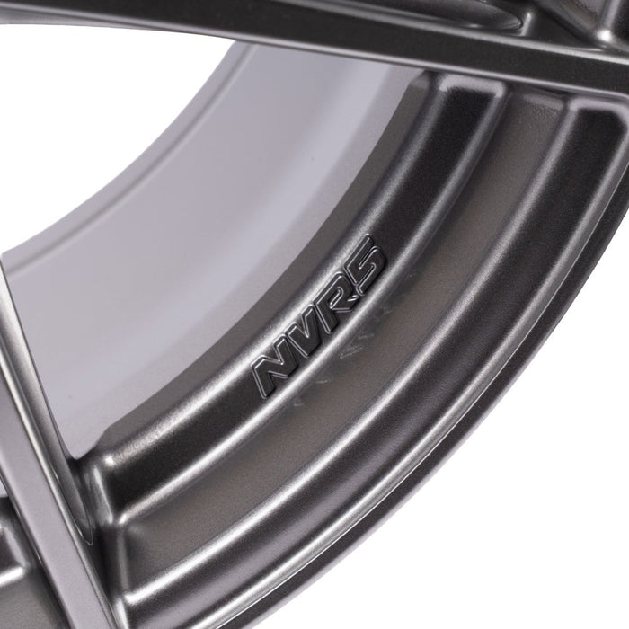 Enkei NVR5 Dark Hyper Silver 18x9.5 5x114.3 +38mm Offset 2015-2026 WRX / 2011-2021 STI - 562-895-6538DHS - Subimods.com