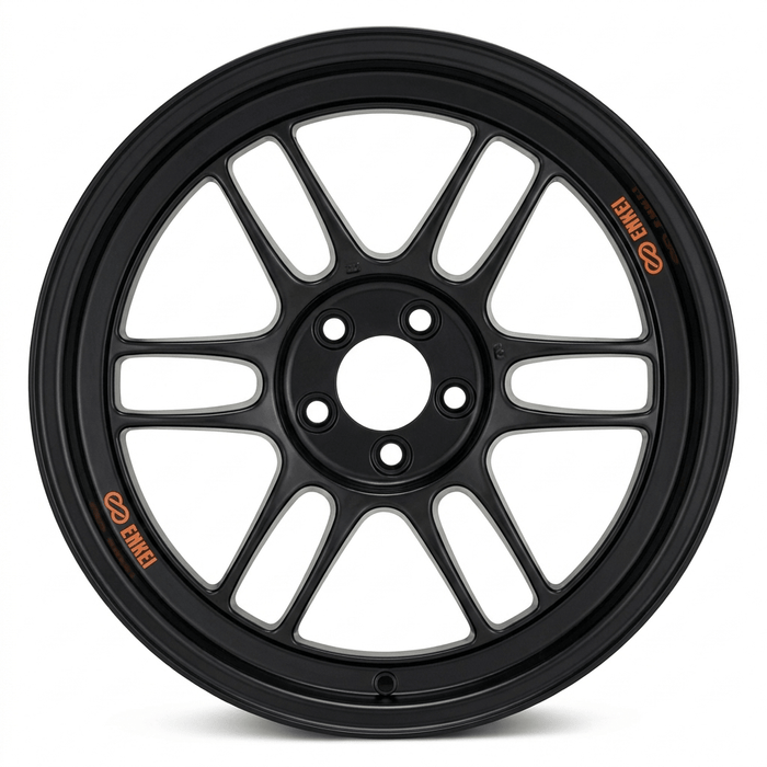 Enkei RPF1 F1 Gloss Black 18x8.5 +30mm Offset 5x114.3 2015-2026 WRX / 2011-2021 STI - 3798856530F1B - Subimods.com