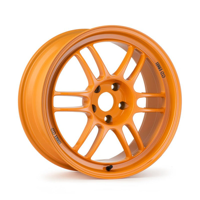 Enkei RPF1 F1 Papaya Yellow 17x9 +35mm Offset 5x100 2013-2026 BRZ / FRS / 86 - 3797908035F1Y - Subimods.com