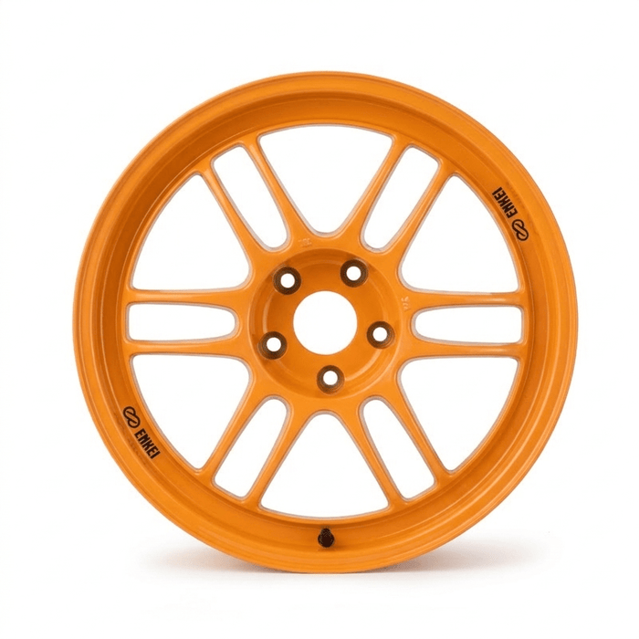 Enkei RPF1 F1 Papaya Yellow 18x8.5 +30mm Offset 5x114.3 2015-2026 WRX / 2011-2021 STI - 3798856530F1Y - Subimods.com