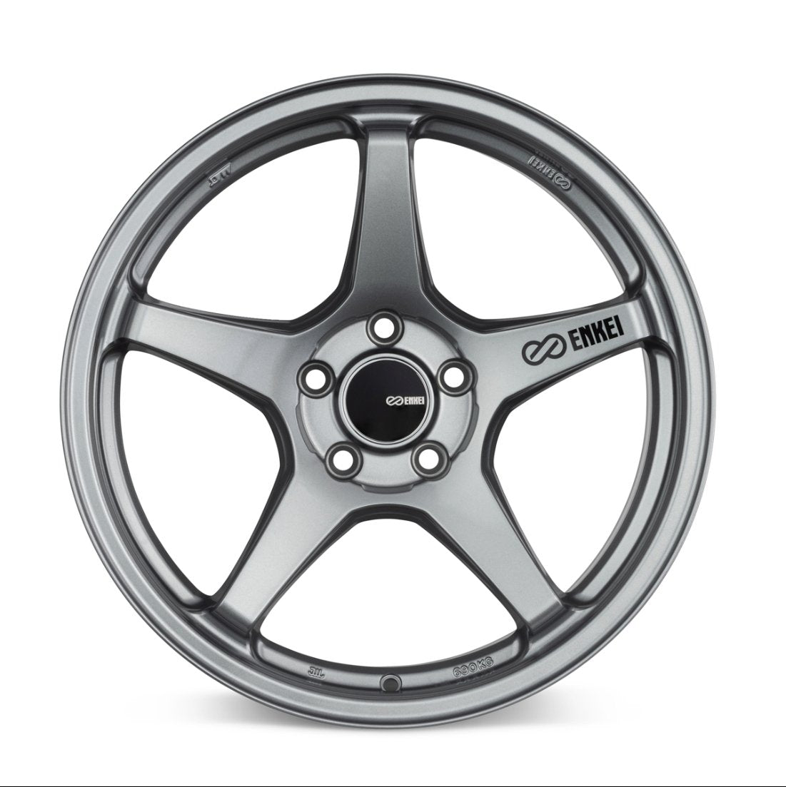 Enkei TS-5 17x8 5x100 45mm Offset Storm Grey Wheels — Subimods.com