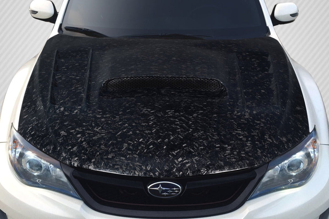 Extreme Dimensions AeroForge Dritech GT Concept Carbon Fiber Hood 08 - 16 Subaru Impreza - Gloss - 119237 - Subimods.com