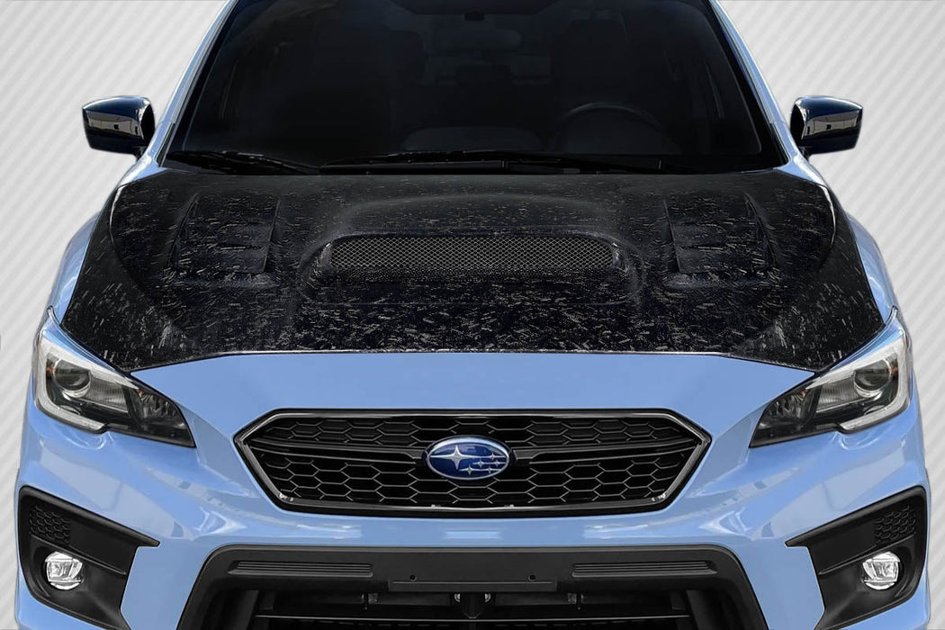 Extreme Dimensions Carbon Creations AeroForge C - 1 Hood 15 - 21 Subaru WRX - 119255 - Subimods.com
