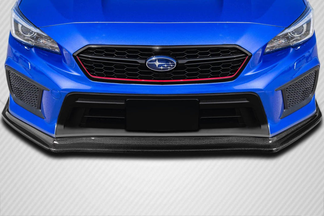 Extreme Dimensions Carbon Creations C Speed Front Lip Spoiler 15 - 21 Subaru WRX - 116694 - Subimods.com