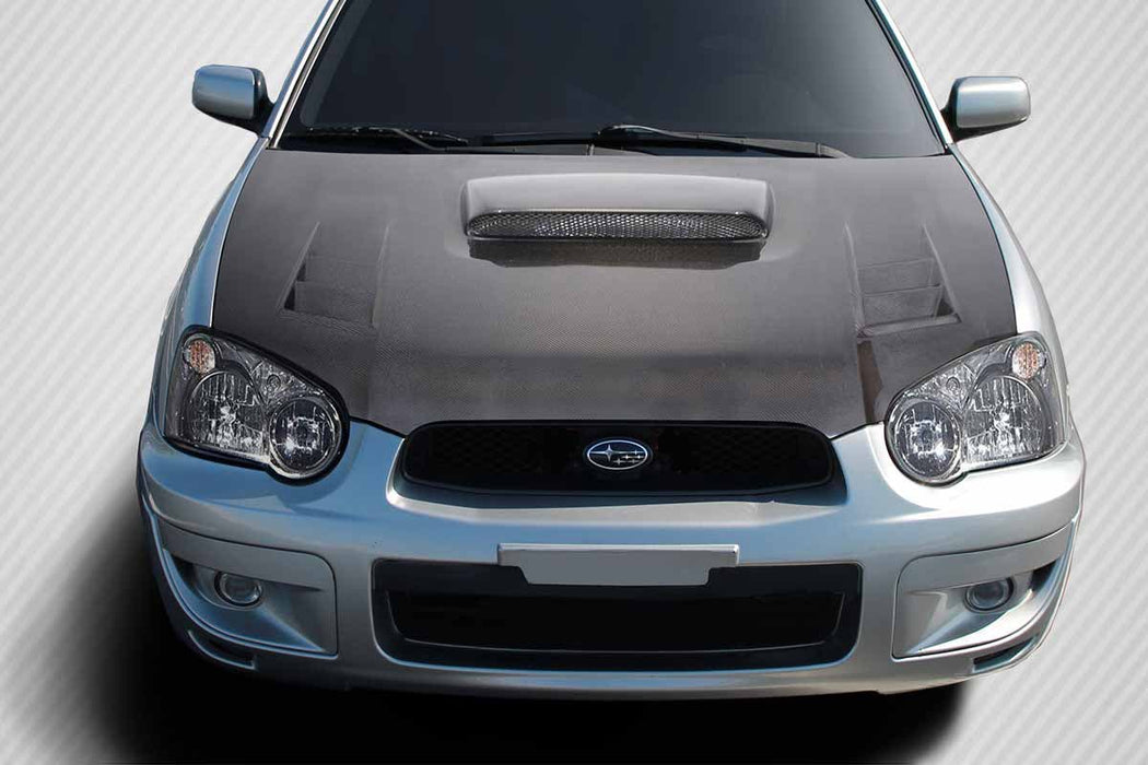 Extreme Dimensions Carbon Creations DriTech TS - 1 Carbon Fiber Hood 04 - 07 Subaru Impreza - 114019 - Subimods.com