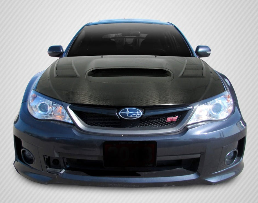 Extreme Dimensions Carbon Creations DriTech TS - 1 Carbon Fiber Hood Fits Most Subaru Impreza Models 08 - 16 - 112973 - Subimods.com