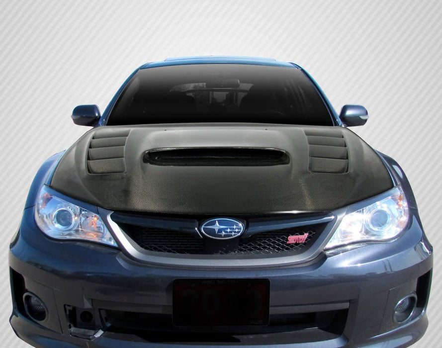 Extreme Dimensions Carbon Creations DriTech VR - S Carbon Fiber Hood Fits Most Subaru Impreza Models 08 - 16 - 112976 - Subimods.com