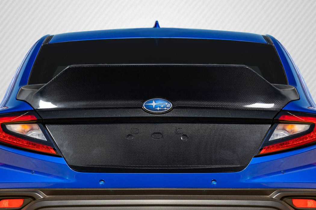 Extreme Dimensions Carbon Creations Duckbill Rear Trunk 22 - 24 Subaru WRX - Gloss - 118629 - Subimods.com