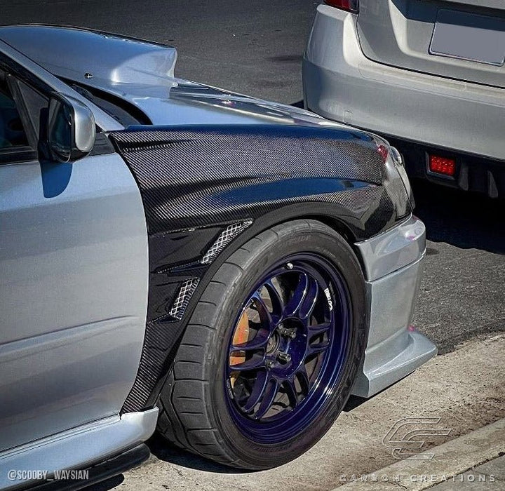 Extreme Dimensions Carbon Creations GT Concept Carbon Fiber Fenders 04 - 07 Subaru Impreza - 115463 - Subimods.com