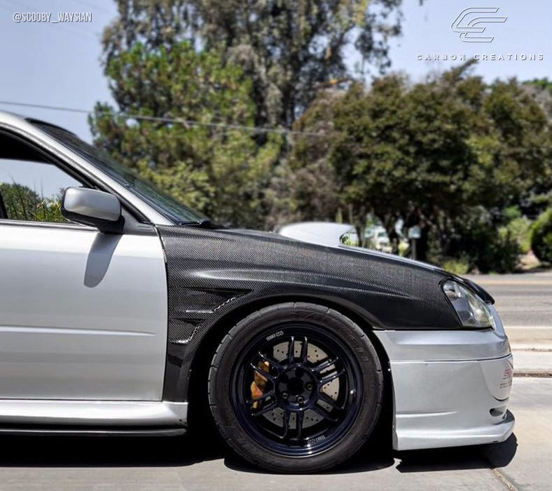 Extreme Dimensions Carbon Creations GT Concept Carbon Fiber Fenders 04 - 07 Subaru Impreza - 115463 - Subimods.com