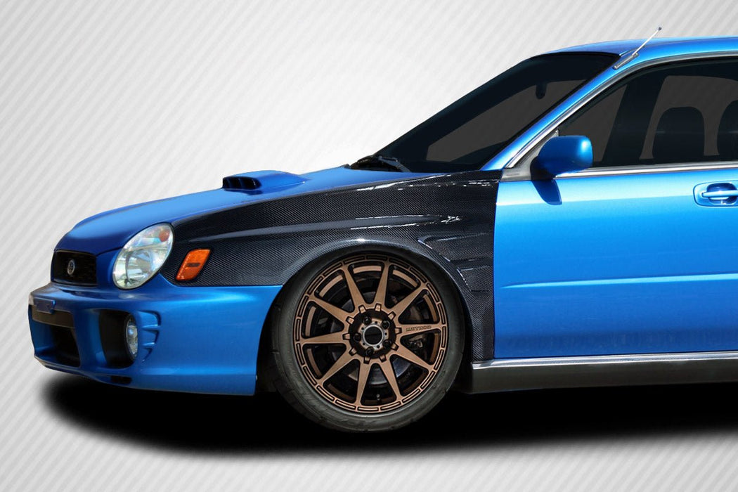 Extreme Dimensions Carbon Creations GT Concept Fenders 02 - 07 Subaru Impreza - 115462 - Subimods.com